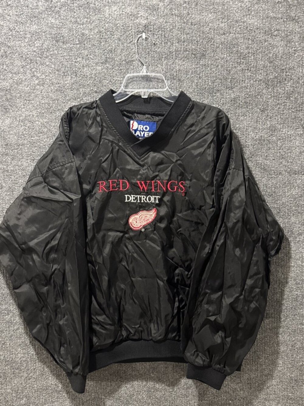 Pro Player Red 90 S Pro Player Detroit Wings Nhl Hockey Wind Breaker Sz L